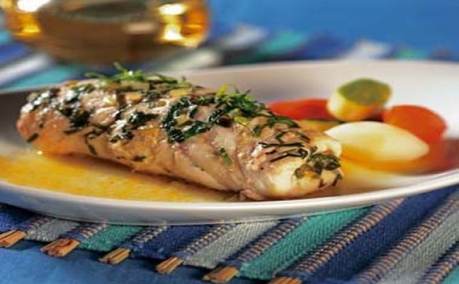 Lenguado relleno sudadito a las hierbas